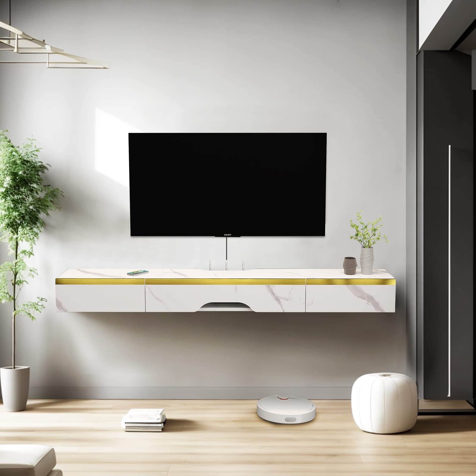 Custom Elega Floating TV Stand