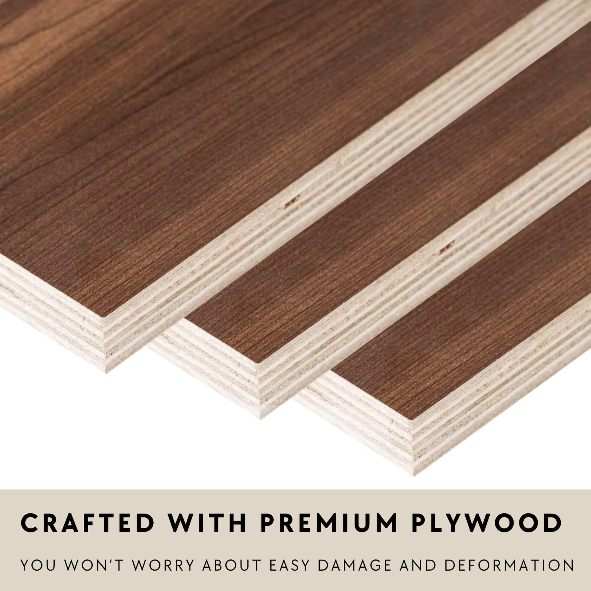 TV stand crafted with premium plywood #color_walnut