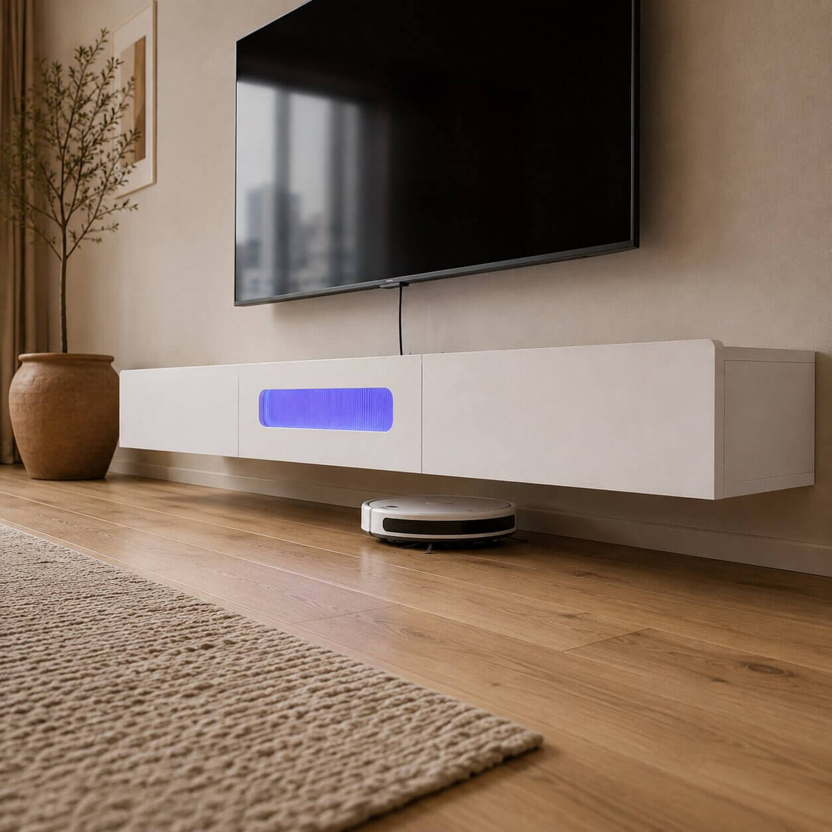 Custom Purello Floating TV Stand