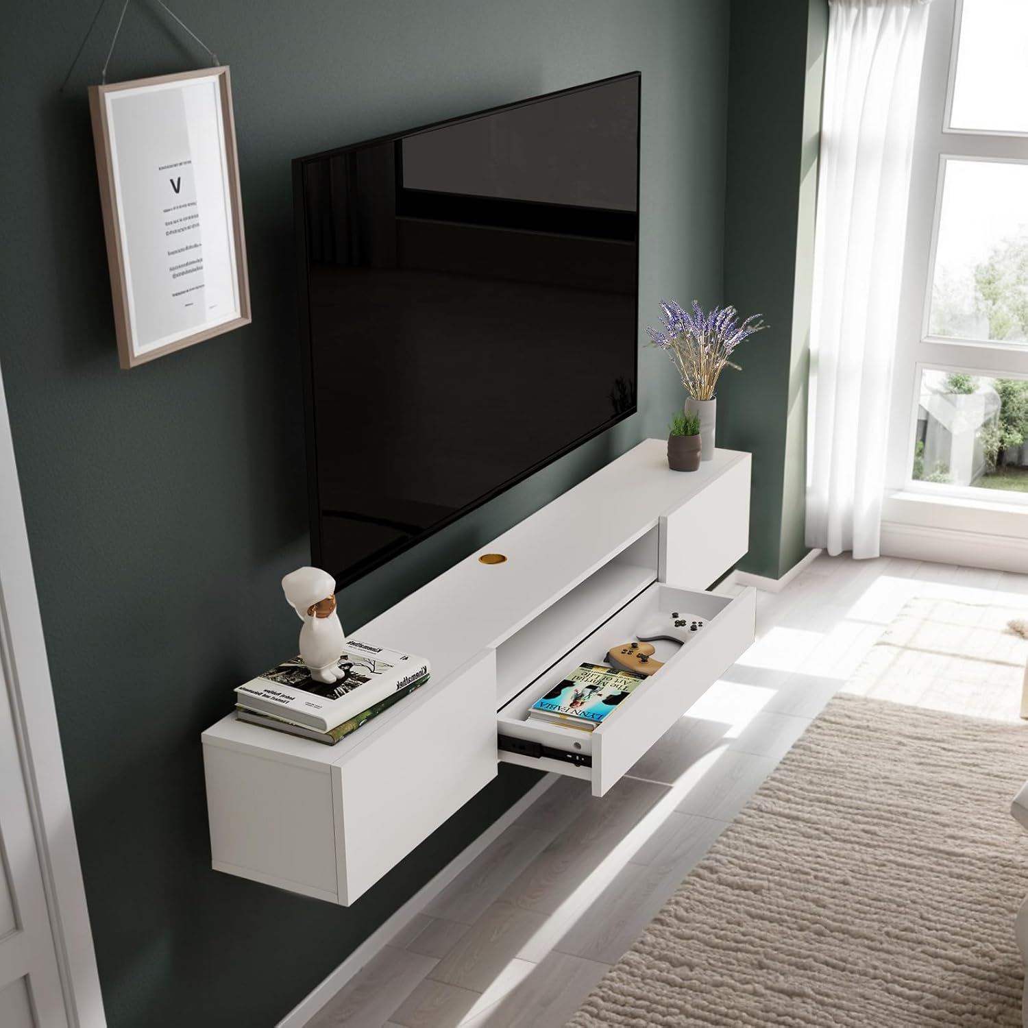 Custom Purio Floating TV Stand