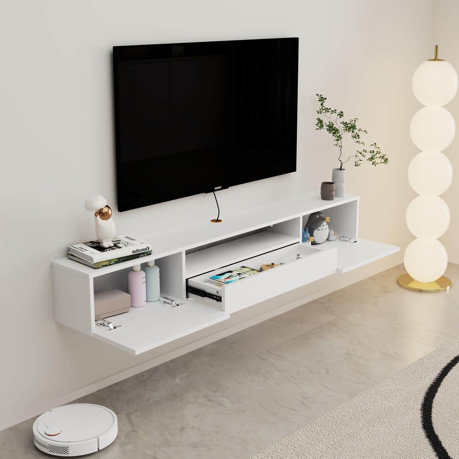 Custom Purio Floating TV Stand
