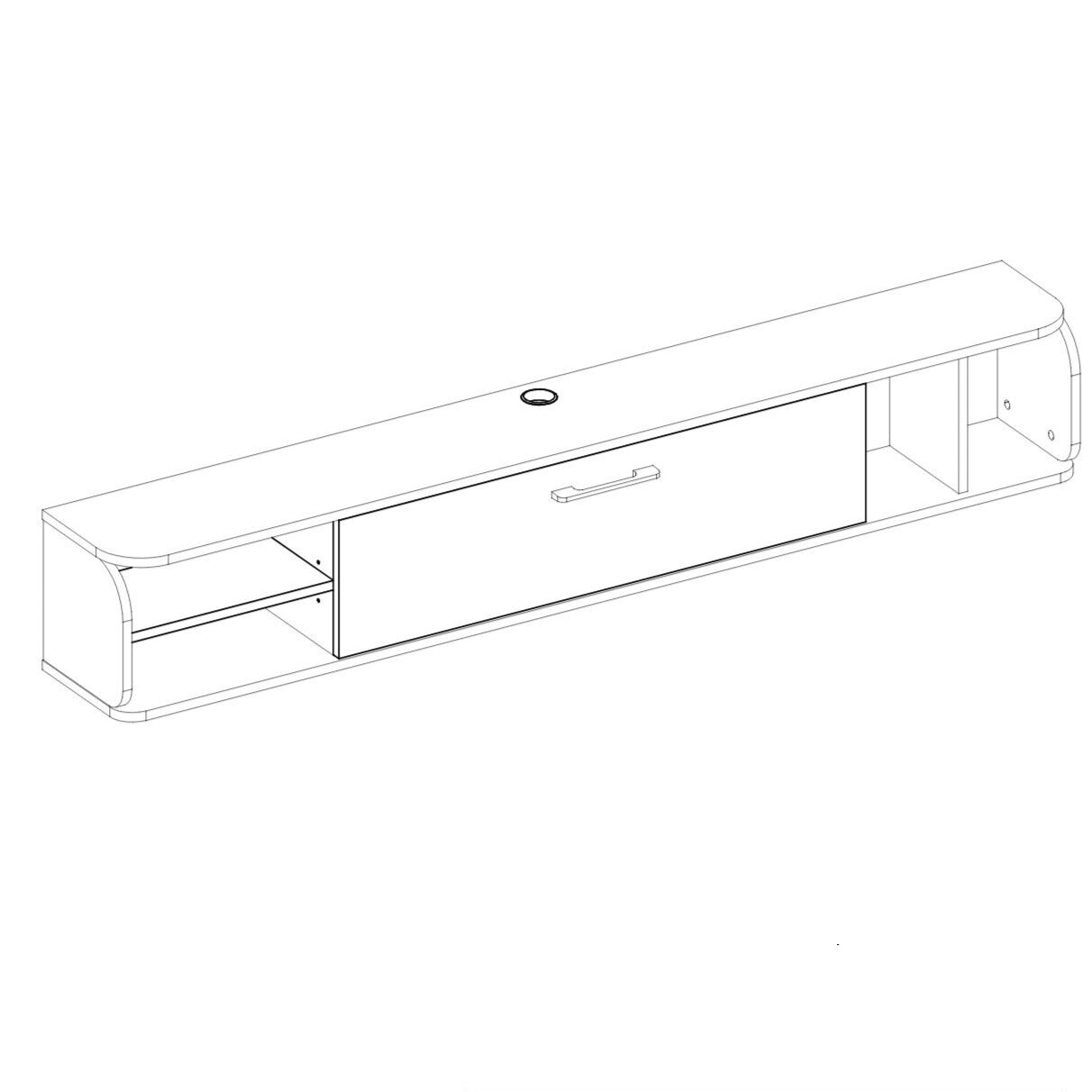 Custom Prima Floating TV Stand