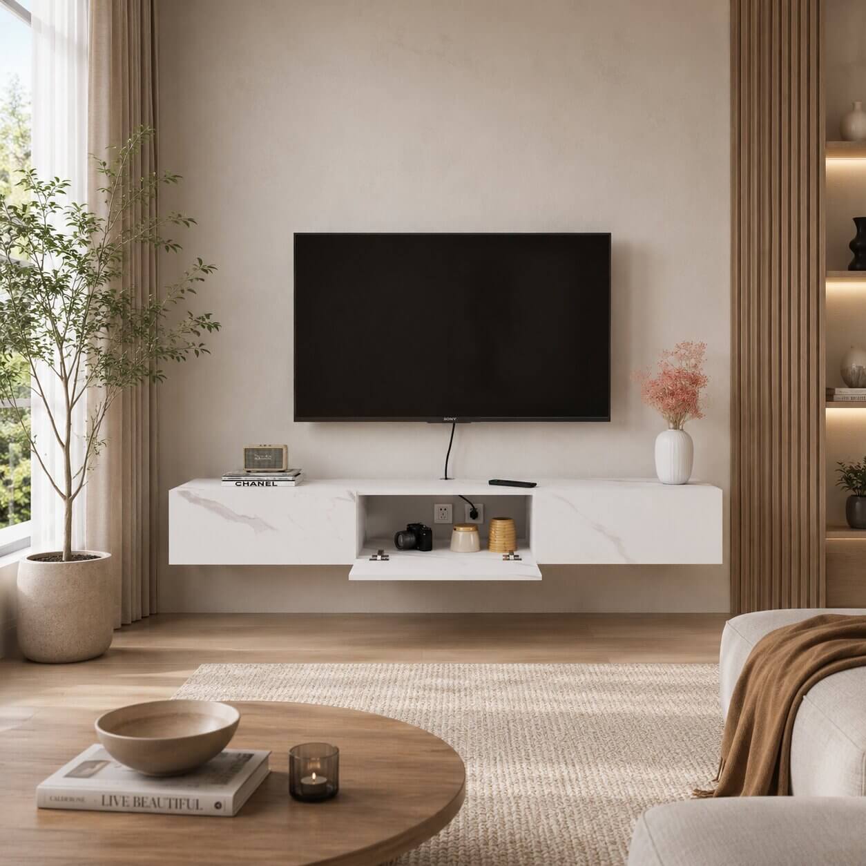 Custom Simplo Floating TV Stand