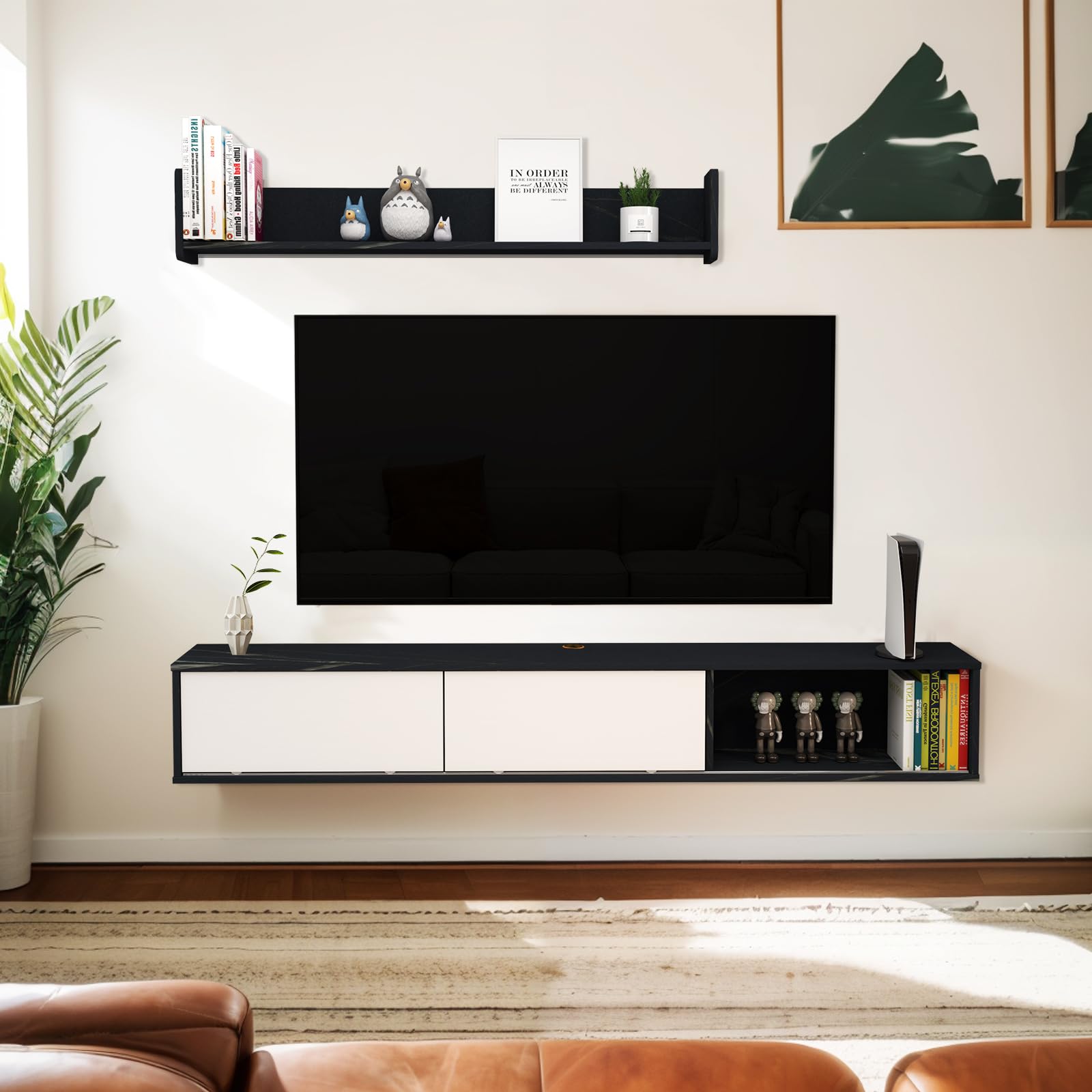 Custom Glissa Floating TV Stand