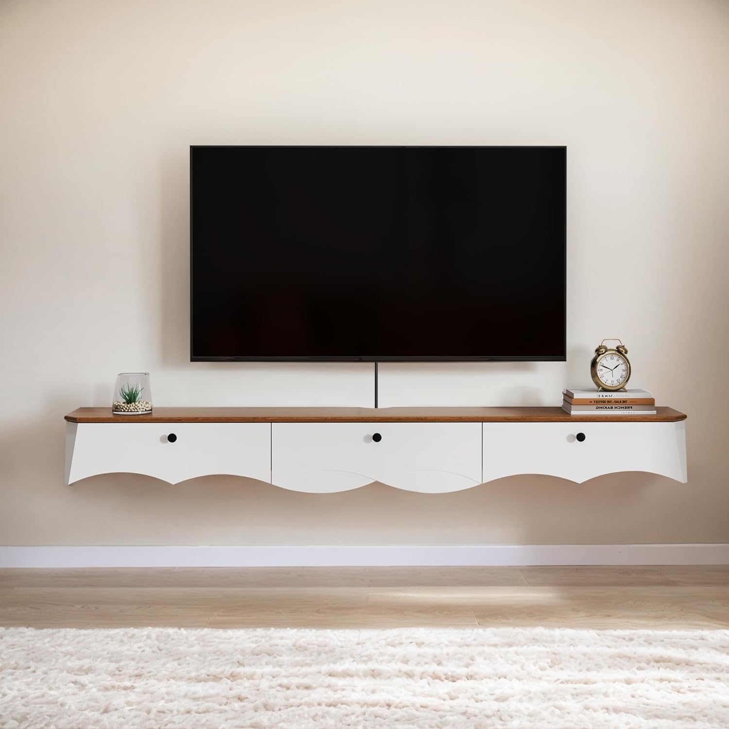 70″ Arcadia Solid Wood TV Stand